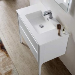 Elizabeth KS16900BB - Модерен долен шкаф за баня с умиваллник